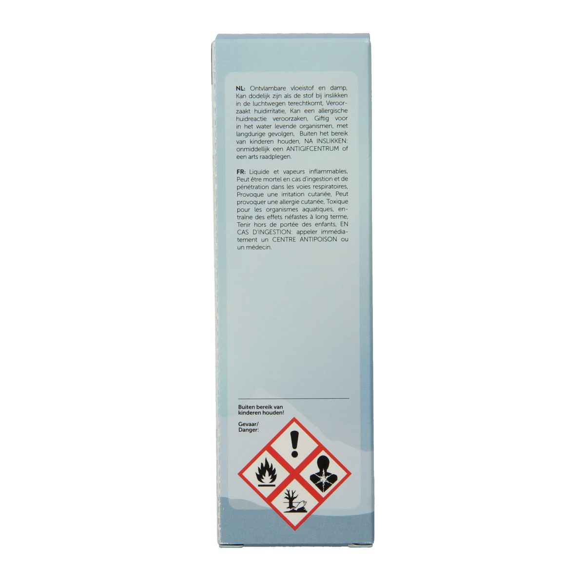 Chi Davos kuurolie 30ml essential oil bottle with a clear glass container and white label, showcasing natural herbal ingredients.