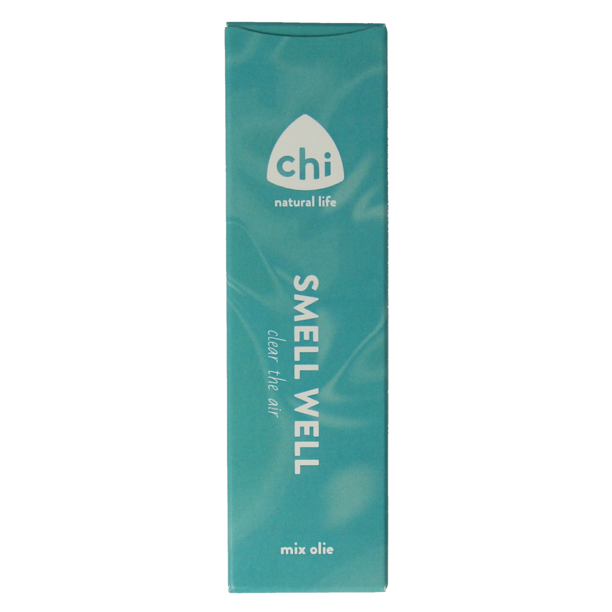 Chi Smell Well Mix Etherische Oliën 10ml bottle, clear essential oil for air purification and freshening in a compact container.