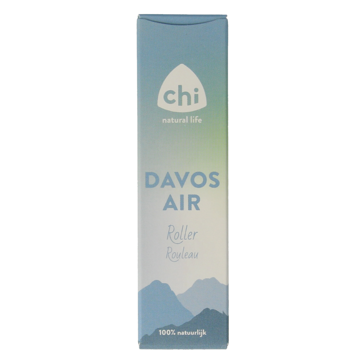 Chi Davos kuurolie roller with 10ml of essential oil, featuring a sleek rollerball applicator for easy use.