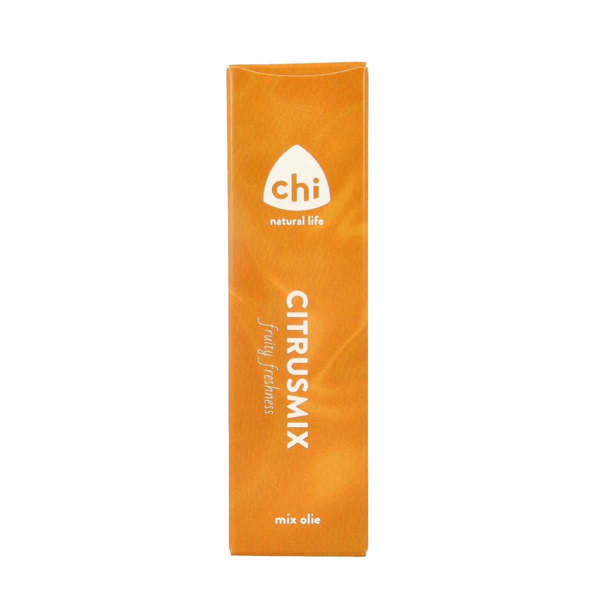Chi Citrusmix essential oil bottle, 10ml, featuring a vibrant citrus blend from Chi brand for aromatherapy and natural scent.