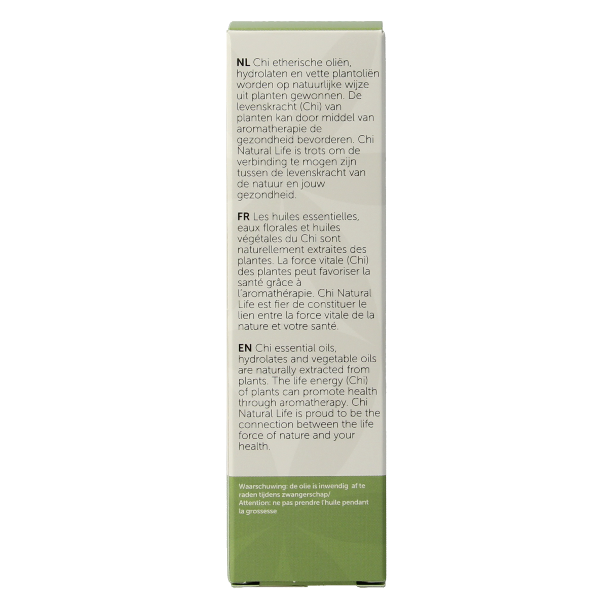 Chi Rozemarijn and kamfer organic essential oils in a 10ml bottle, showcasing the natural ingredients and packaging.