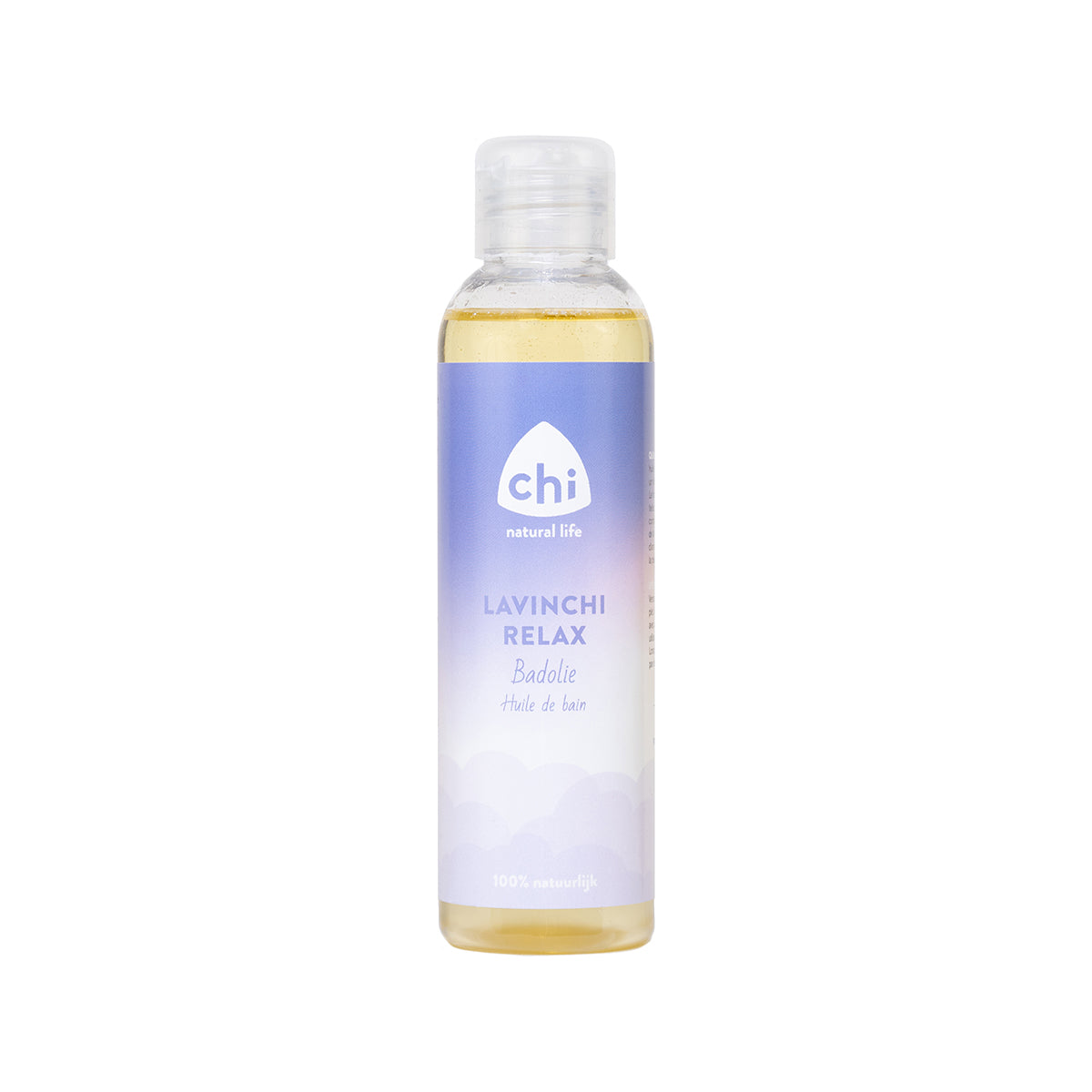 Chi Lavinchi badolie 150ml, luxurious bath and shower oil with natural ingredients, in a sleek bottle, ideal for relaxing baths and showers.