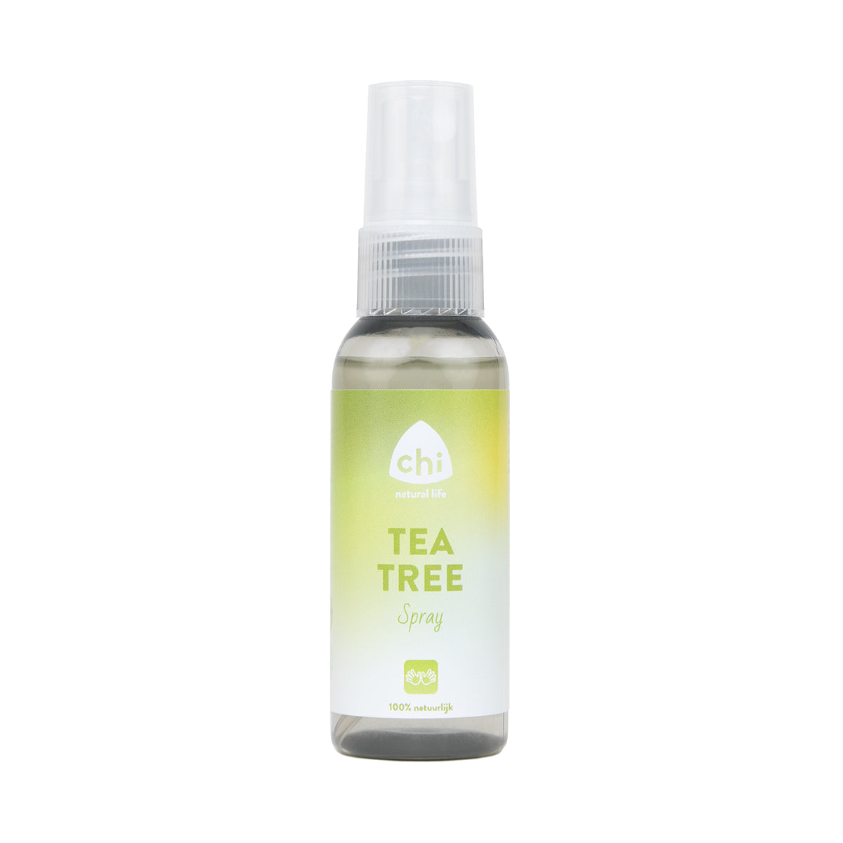 Chi Tea Tree First Aid Spray 50ml for body care, featuring natural tea tree oil in a convenient spray bottle.