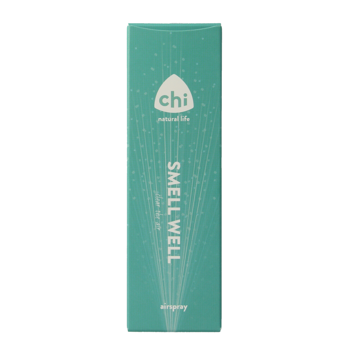 Chi Smell Well airspray bottle with 50ml of aromatic essential oils, featuring a sleek design and natural herbal scent.