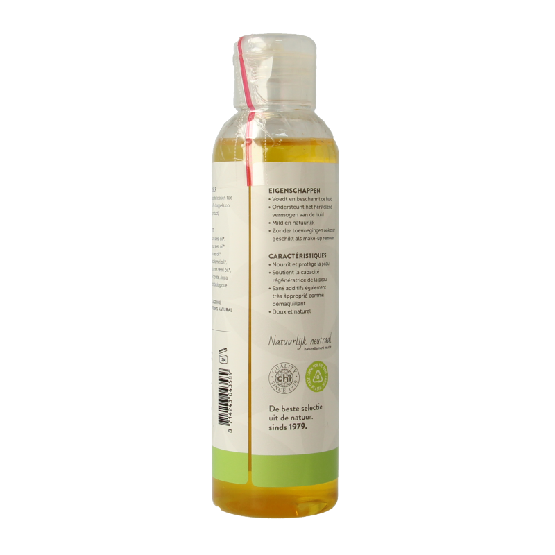 Chi Hydrofiele olie neutraal in 150ml bottle, natural body care oil for moisturizing and skin health.