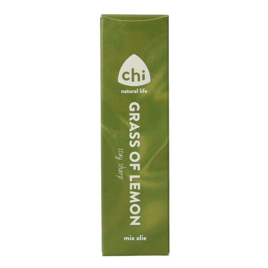 Chi Lemonmix essential oil bottle with 10ml capacity, featuring a clear label and yellow lemon imagery.