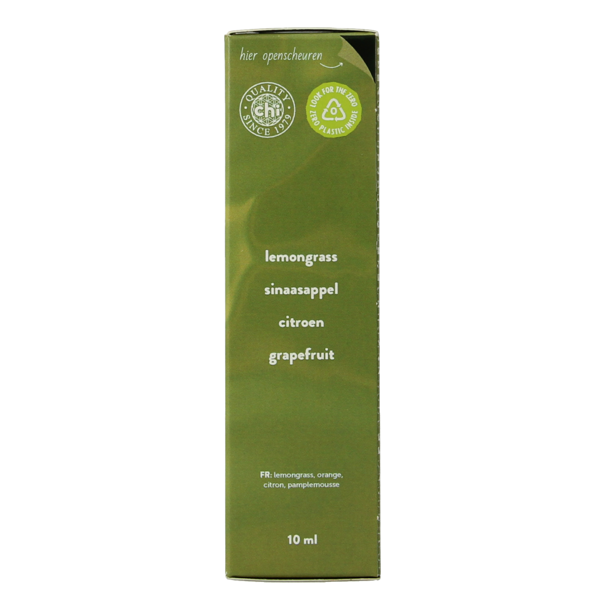 Chi Lemonmix essential oil in 10ml bottle, natural citrus aroma, for aromatherapy and wellness use.
