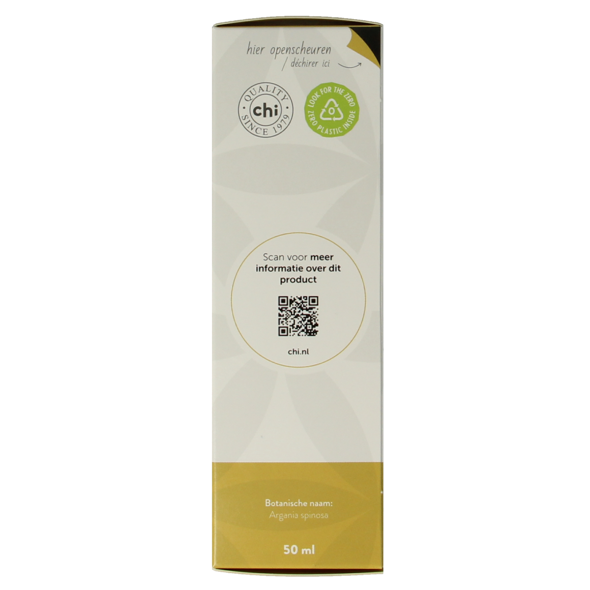 Chi Argan plantolie eco bio 50ml bottle, natural skincare product for nourishing body and skin care.