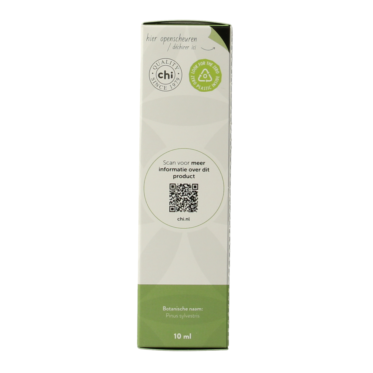 Chi Den Grove Wild essential oil bottle, 10ml, natural herbal fragrance from Chi, with amber glass bottle and label visible.
