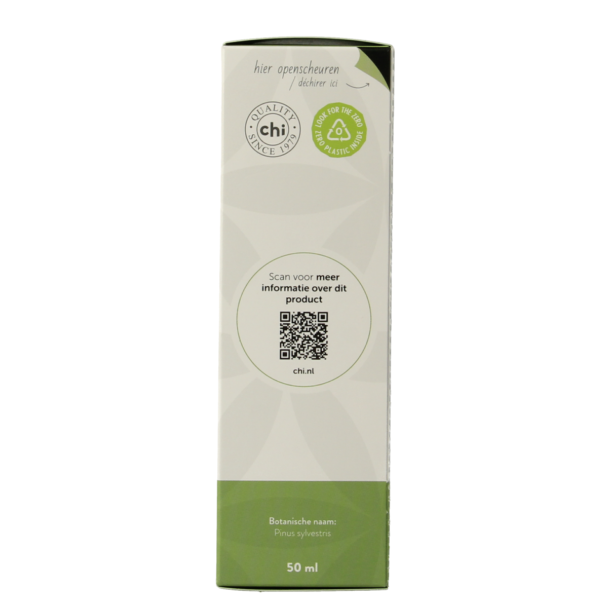 Chi Den Grove Wild essential oil bottle, 50ml, natural aromatic oil from Chi brand, with dark amber glass and label.