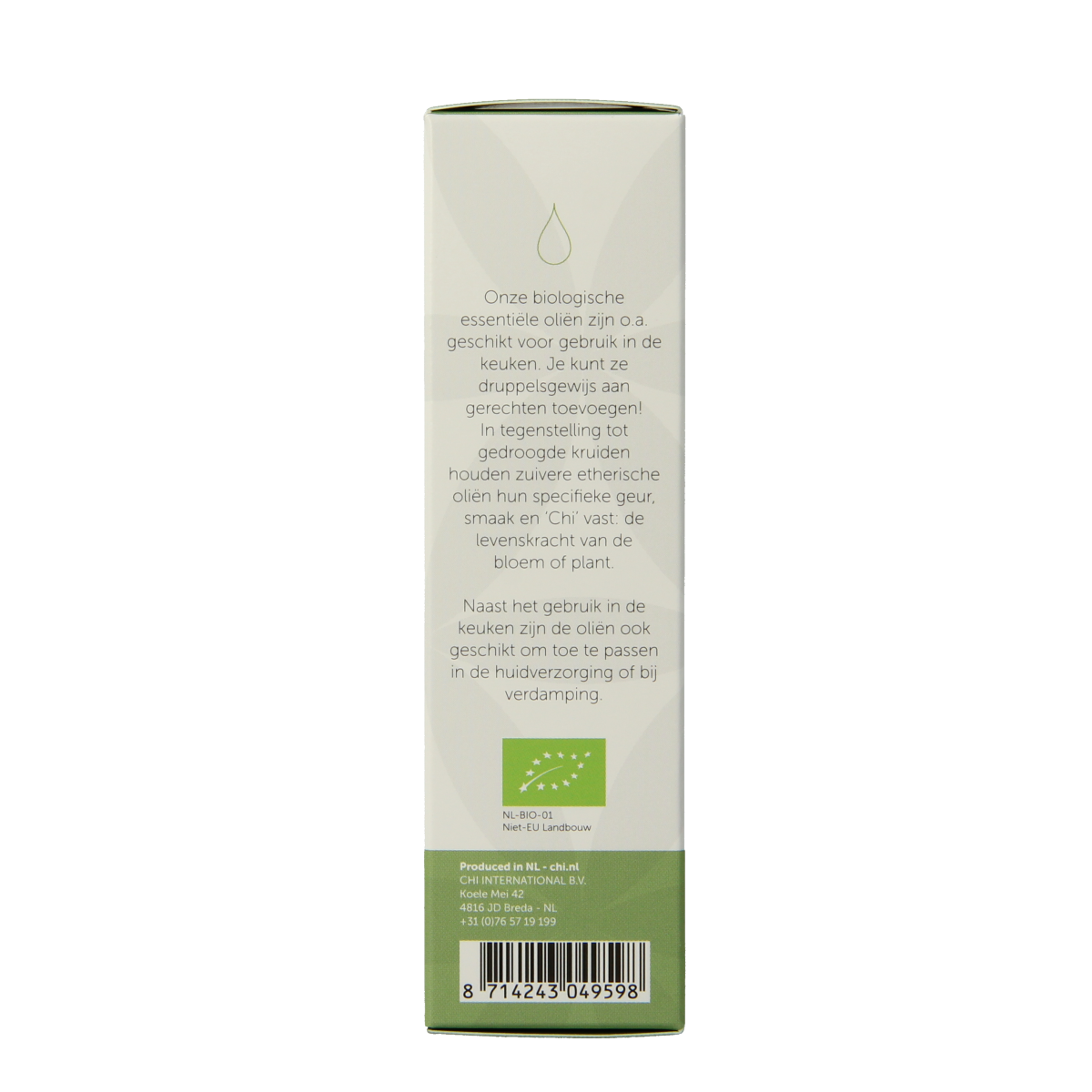 Chi Pepermunt etherische olie van Frankrijk, biologische pepermuntolie in 10ml bottle, natural and aromatic essential oil.