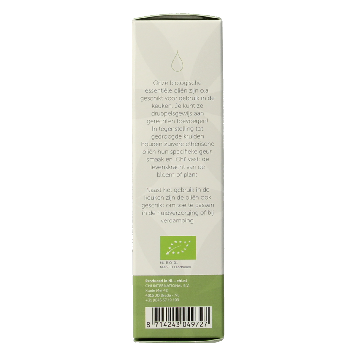 Chi Lemongrass essential oil bottle, 10ml, natural aromatic etherische oliën with fresh lemongrass scent.