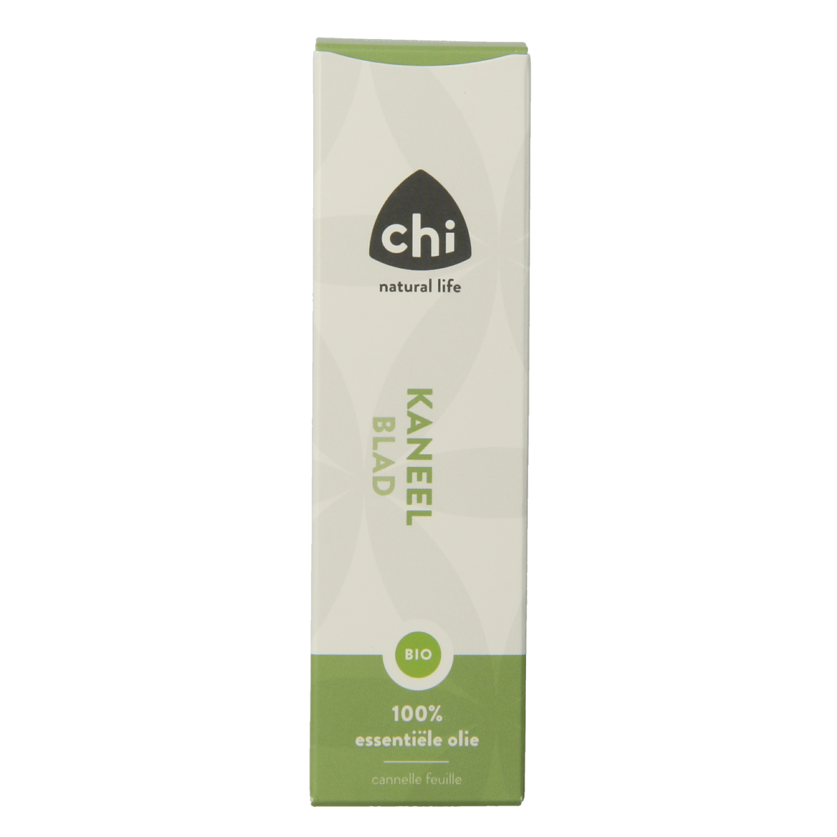 Chi Chi Kaneel bio essential oil in 10ml bottle, aromatic cinnamon oil from natural, organic sources.