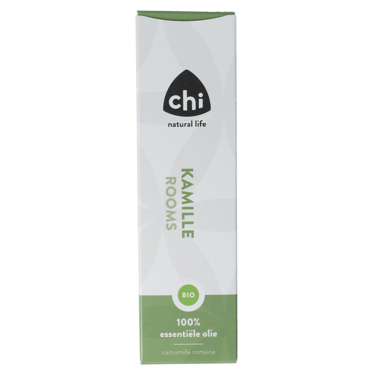 Chi Kamille rooms eko bio essential oil in 2.50ml bottle, featuring natural chamomile aroma and eco-friendly packaging.