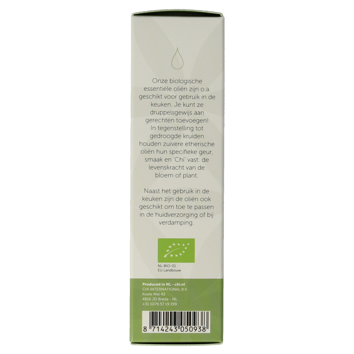 Chi Oregano essential oil in a 10ml bottle, natural herbal extract from Chi brand, with the product label visible.