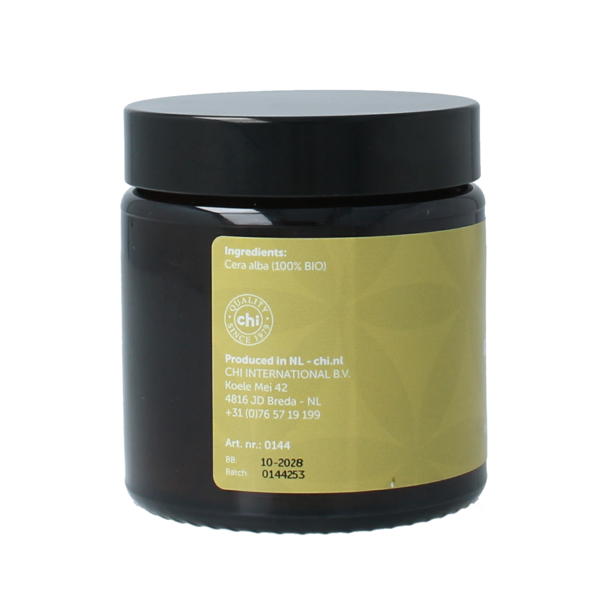 Eco Chi Bijenwas natural body care product in 50g package with beeswax, designed for skin nourishment and natural skincare.