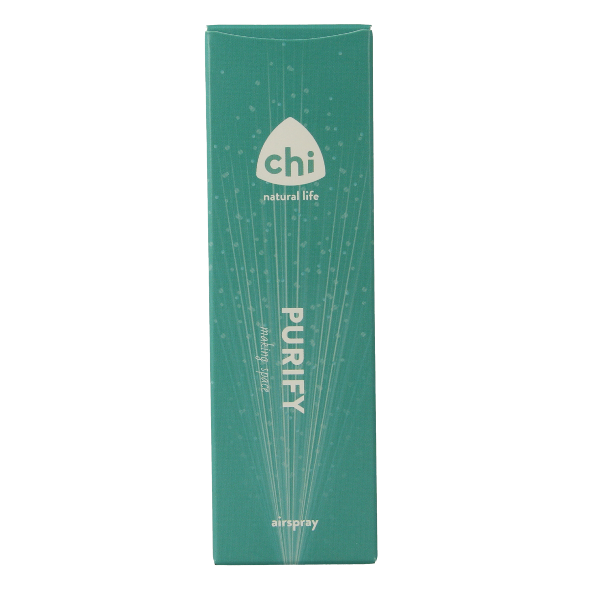 Chi Purify airspray geurverspreider with 50ml bottle, showcasing the sleek design of the Chi brand air freshener spray.