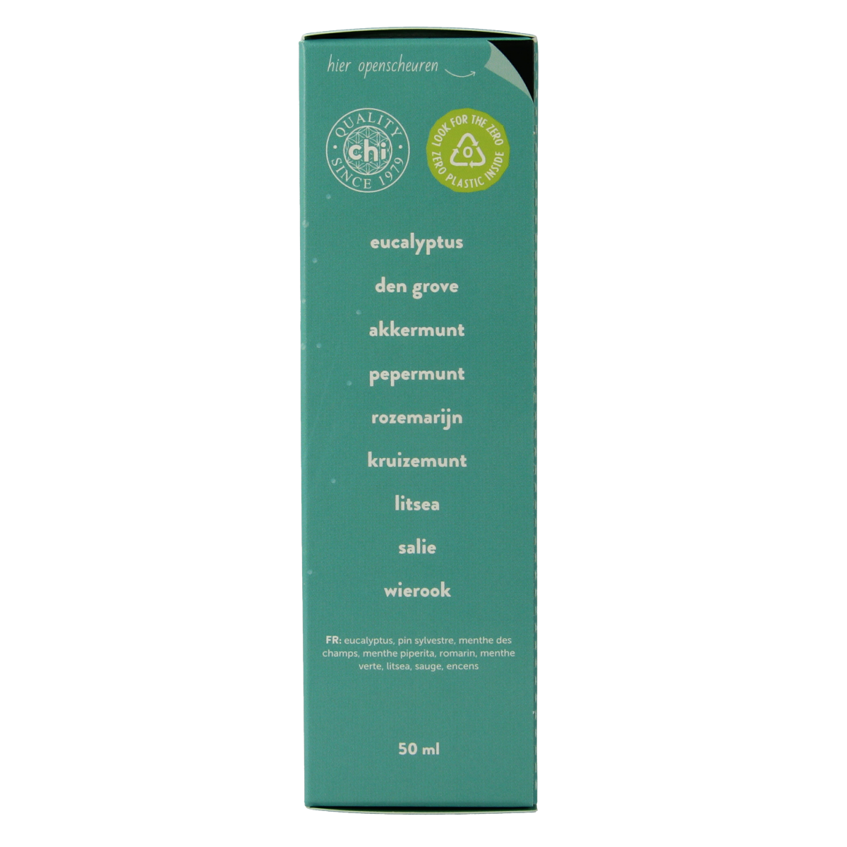 Chi Purify airspray Geurverspreider, 50ml bottle with a sleek design, designed to freshen and purify indoor air.