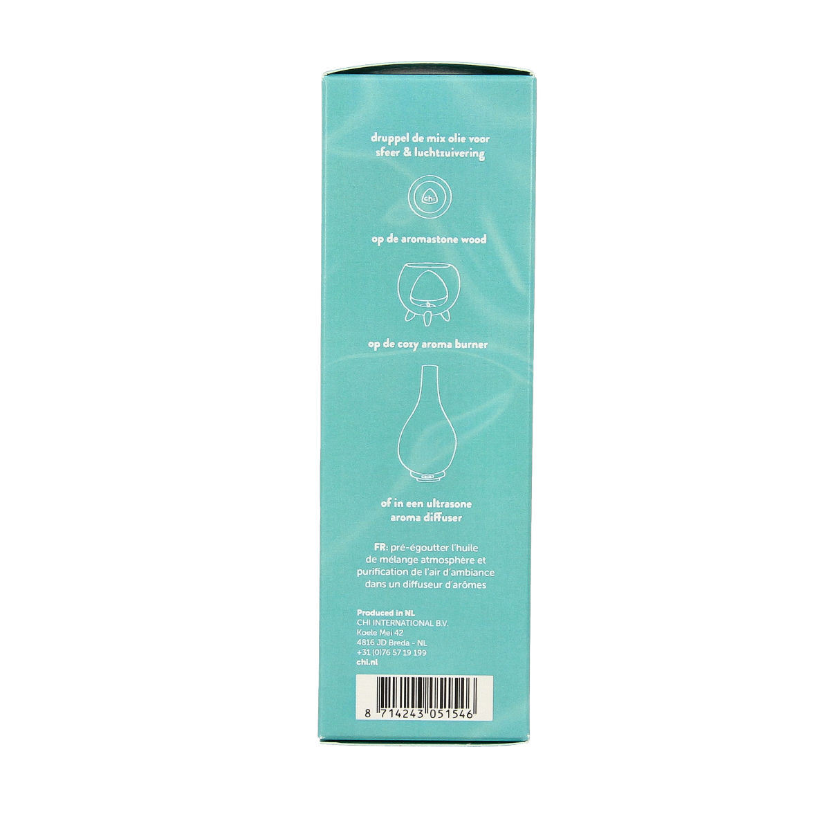 Chi Energize mix olie in 50ml bottle, natural essential oil blend from Chi for energizing aromatherapy.