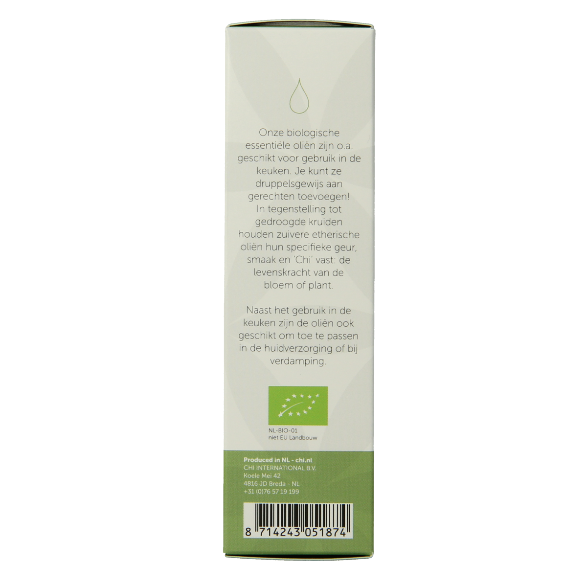 Chi Steranijs CO2 eko bio in 10ml bottle, organic essential oil from Chi, used for aromatherapy and natural remedies.
