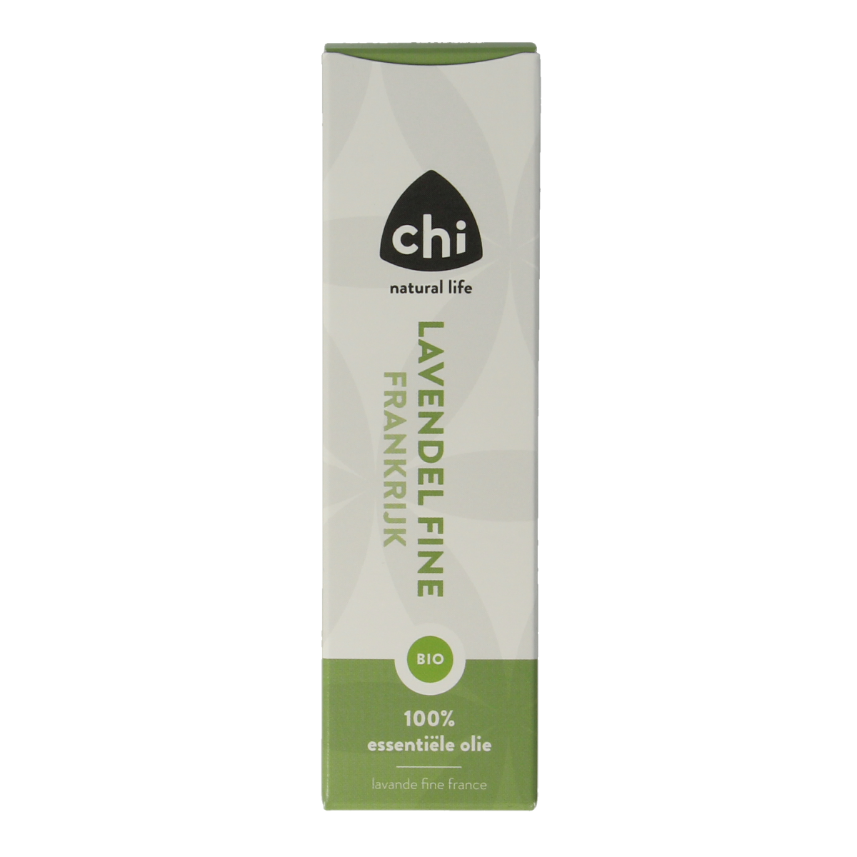 Chi Lavendel Frankrijk organic essential oil in a 10ml bottle, showcasing the pure lavender oil from France.