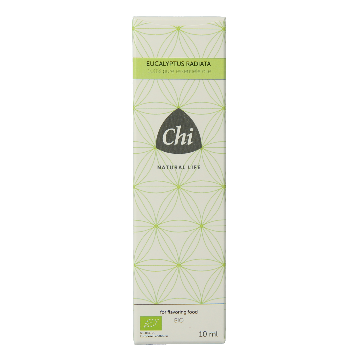 Chi Eucalyptus radiata bio essential oil in a 10ml bottle, natural aromatic oil for wellness and aromatherapy.