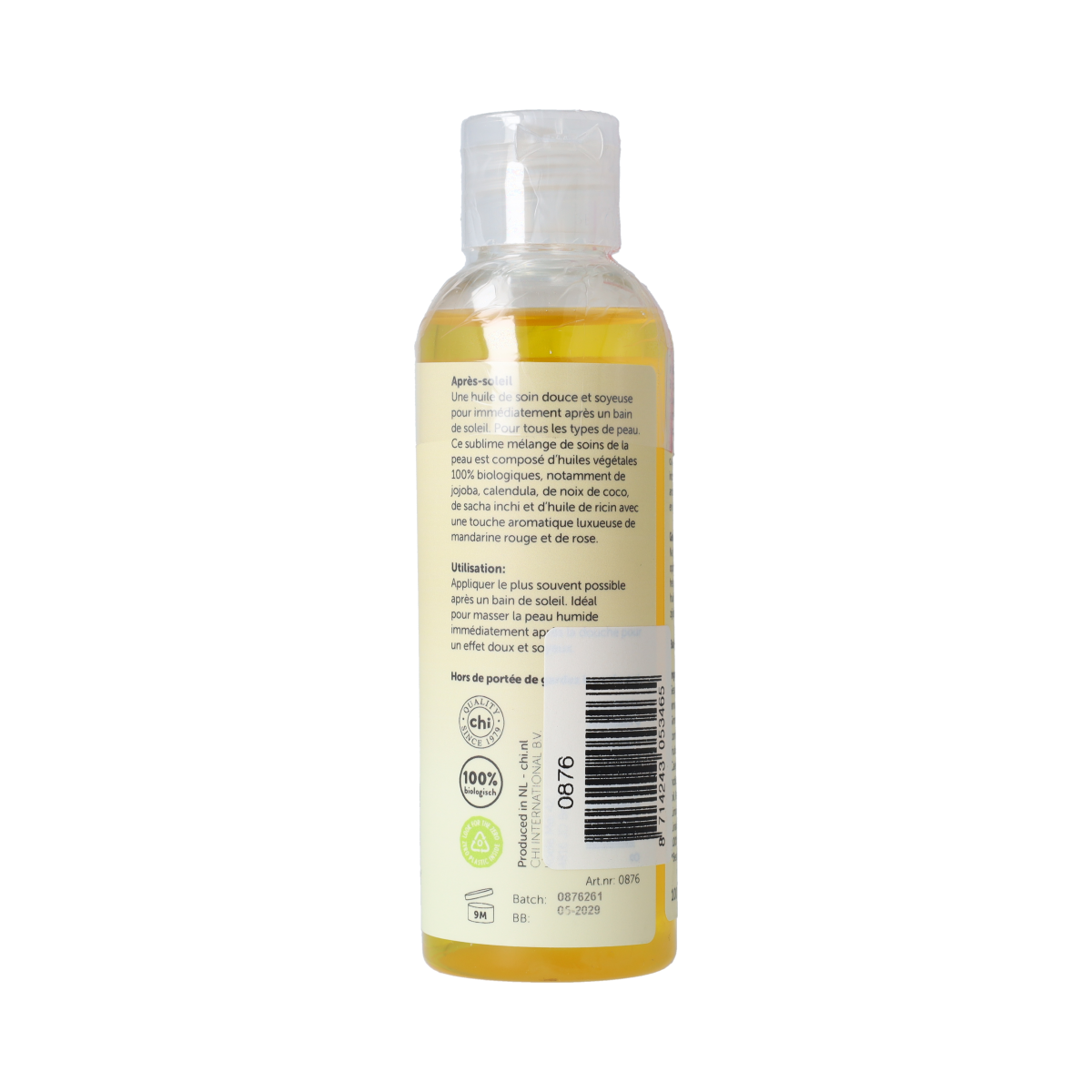 Chi Superskin aftersun lotion in 100ml bottle, designed for sun protection and skin soothing after sun exposure.