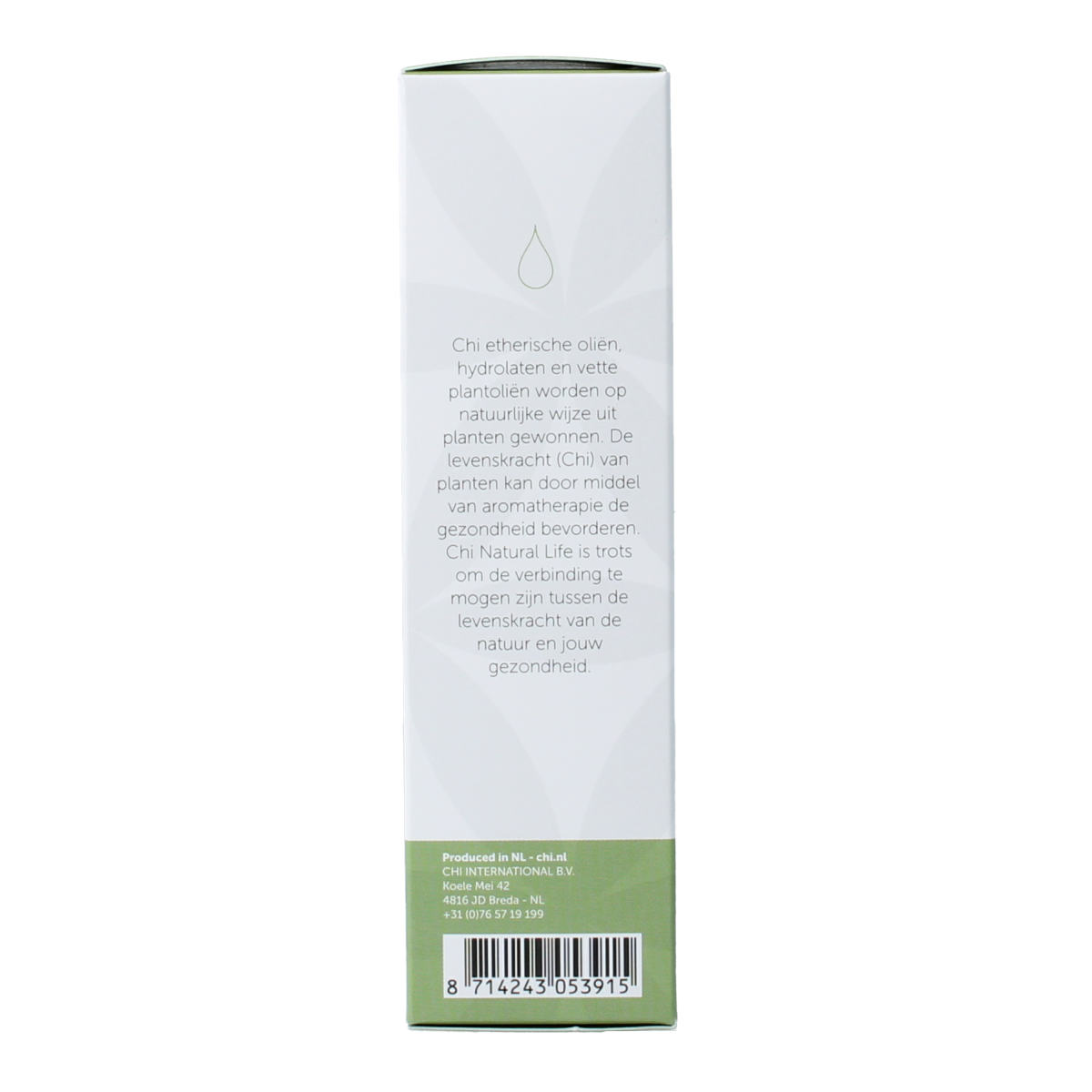 Chi Copaiba Cult essential oil bottle, 10ml, in a clear glass container with a black cap, from Chi's collection of etherische oliën.