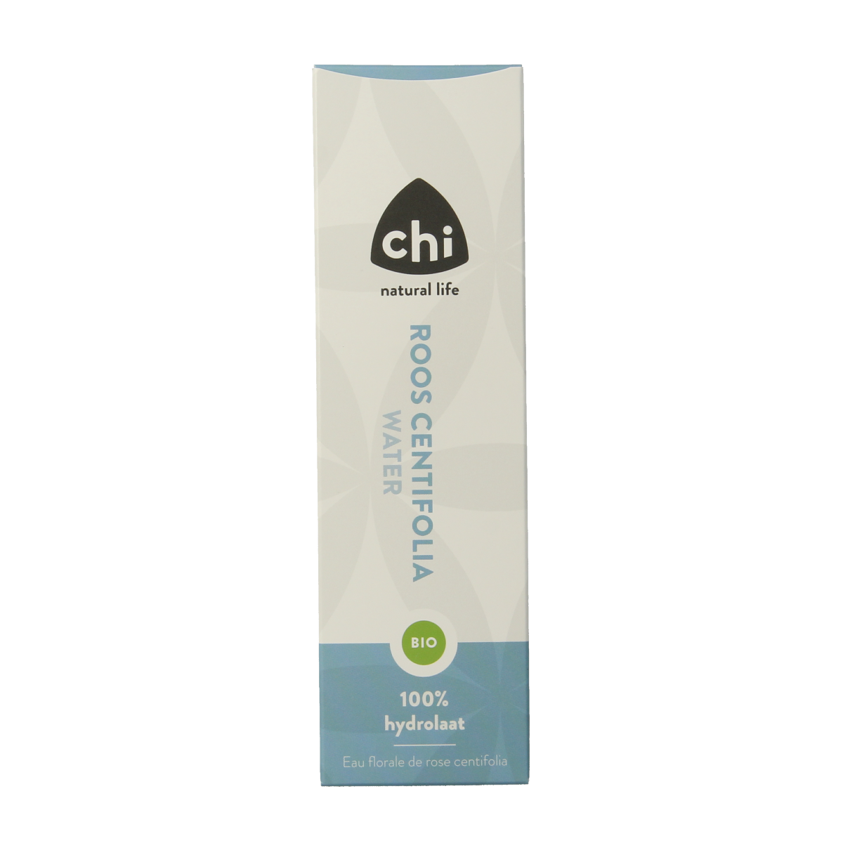 Chi Roos Centifolia hydrolaat bio in 150ml bottle, natural floral skincare product from Chi for body care and hydrating use.