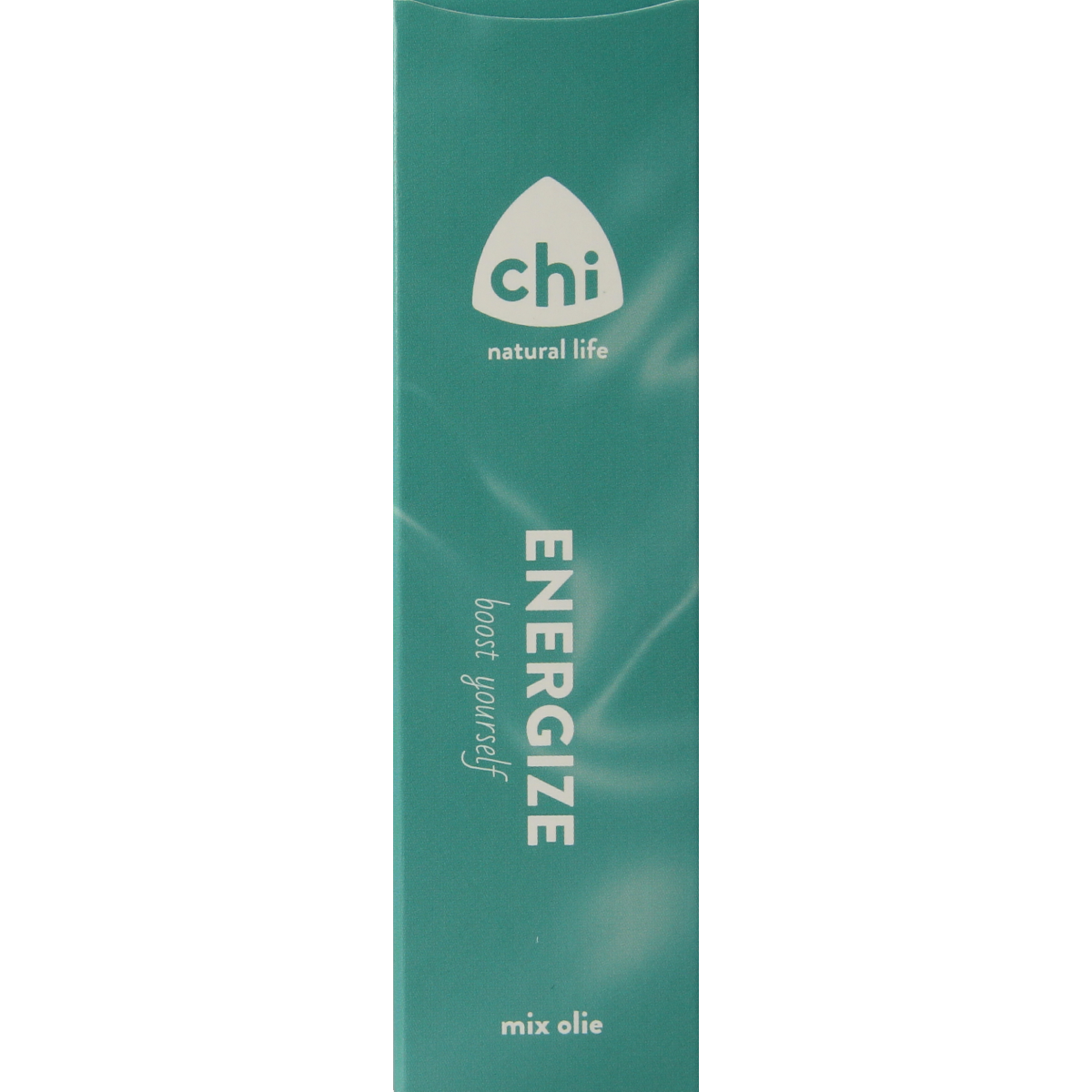 Chi Energize essential oil bottle, 10ml, natural aromatic essential oil from Chi brand for revitalizing and invigorating use.