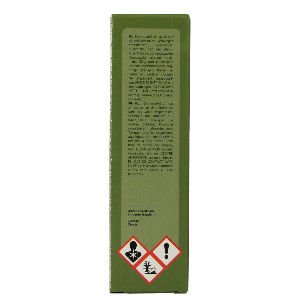 Chi Knock on Wood essential oil bottle, 10ml, natural etherische olie with a clear label, in a small dark glass container.
