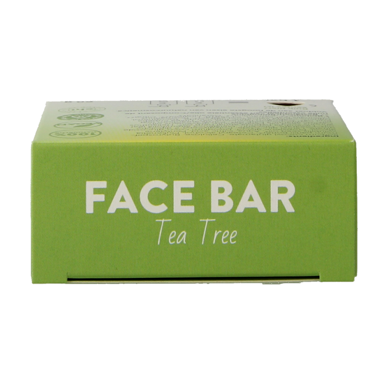 Chi Tea Tree Face Bar 60g, natural facial cleansing soap with tea tree for clear, refreshed skin, shown in the product image.