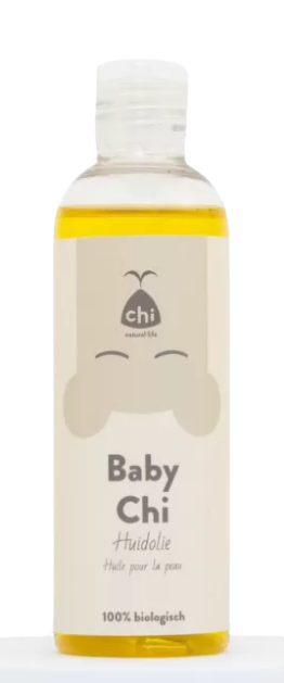 Chi Baby huidolie in 100ml bottle, gentle skincare oil for babies and toddlers from Chi Baby en Peuter Verzorging.