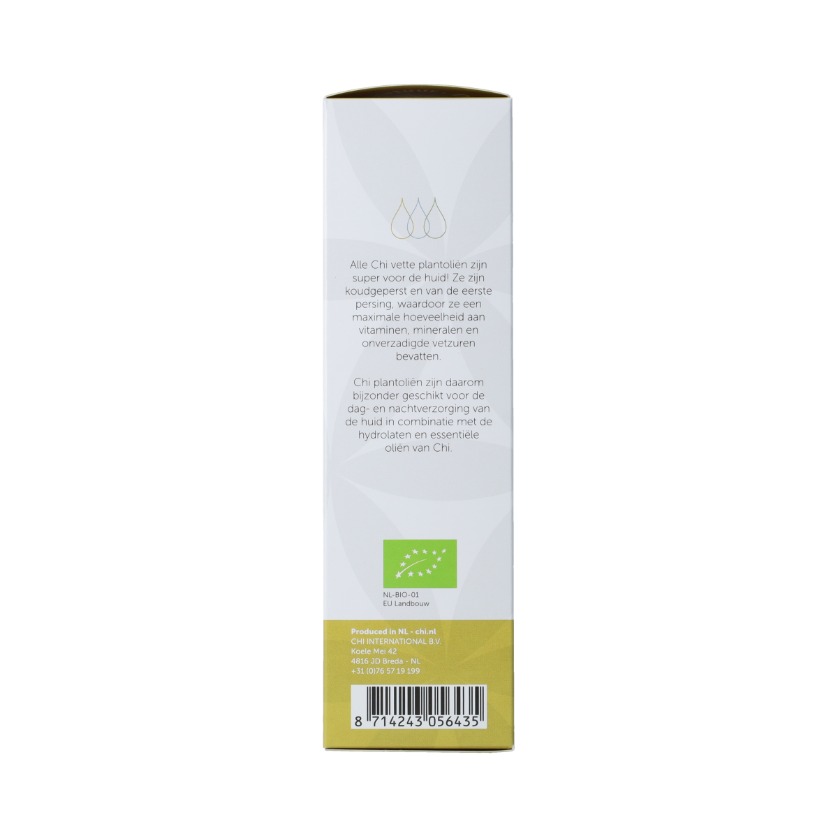Organic Chi pumpkin seed oil in a 100ml bottle, showcasing the dark glass container and label, part of oils and fats product range.