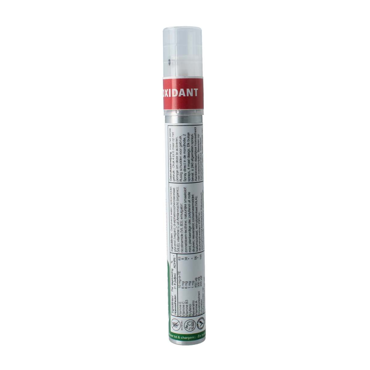 Nutura Vitaminesprays antioxidant vitaminspray in 14.4 ml bottle, dietary supplement with herbal and vitamin blend.