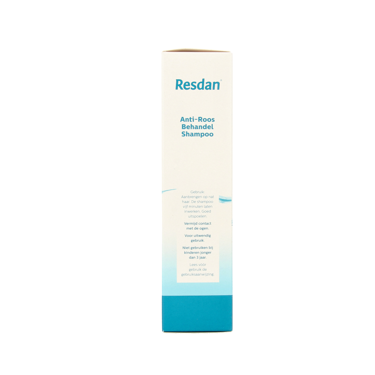 Resdan normaal/vet haar shampoo in 125ml bottle, hair care product for normal to oily hair, with visible shampoo packaging.