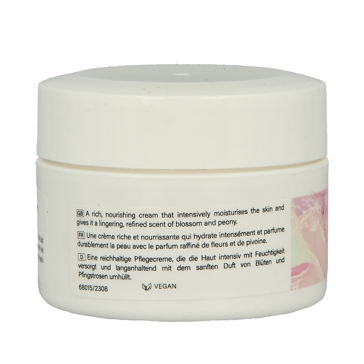 Therme Mindful Blossom Body Butter 75g jar with floral label, creamy moisturizer for soft, nourished skin.