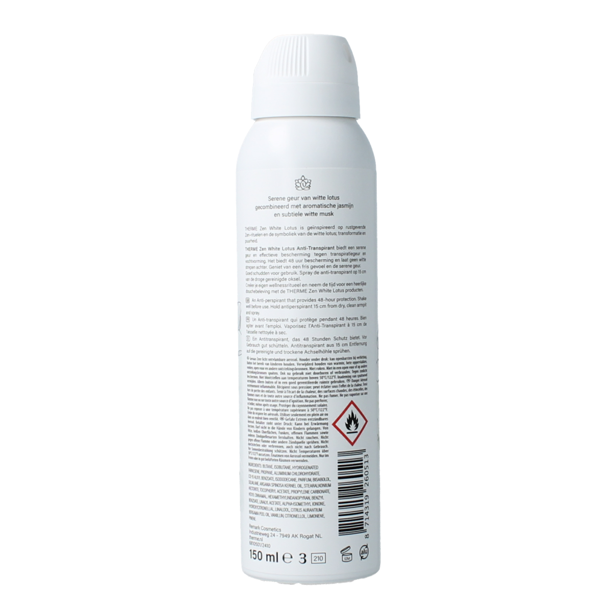 Therme Zen white lotus anti-transpirant 150.00 Milliliter
