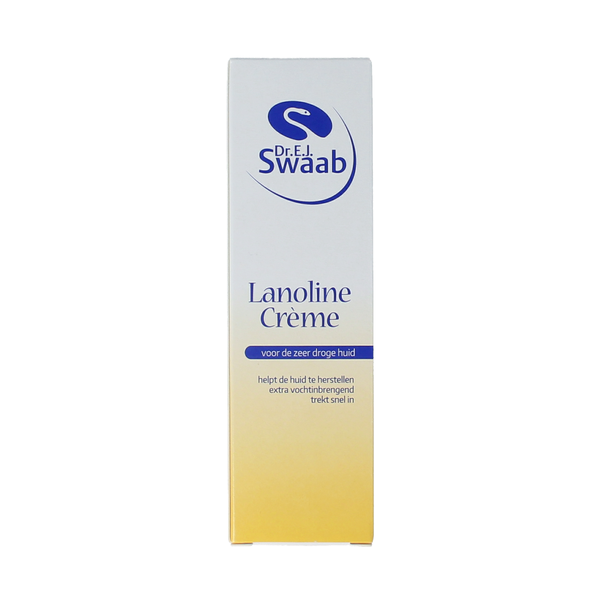 Dr. Swaab Lanoline creme in 30g jar, a body care product with a smooth, creamy texture for skin hydration.