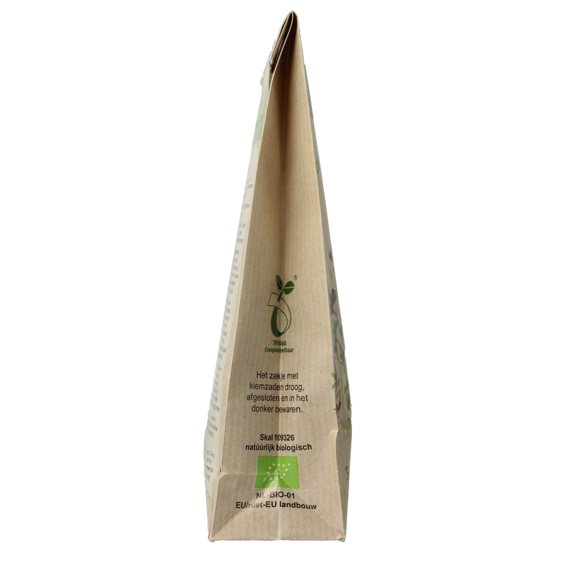 Organic Peuleschil Adukibonen, 145g, fresh green aduki beans in a clear package, from Peuleschil brand.
