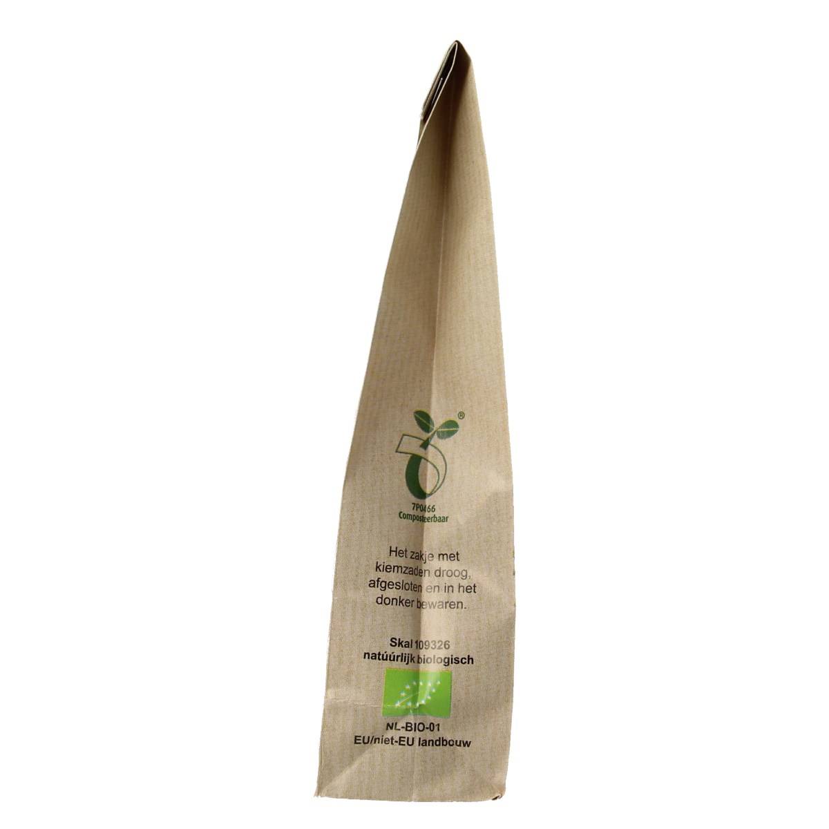 Organic green peas from Peuleschil, 140g, fresh and vibrant in a clear container, perfect for cooking and healthy meals.