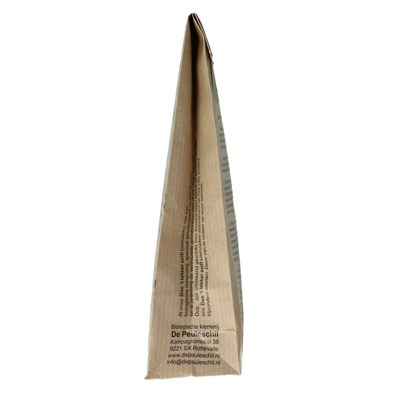 Organic Peuleschil Tuinkerszaad (135g) for growing fresh garden watercress, ideal for home vegetable and herb cultivation.