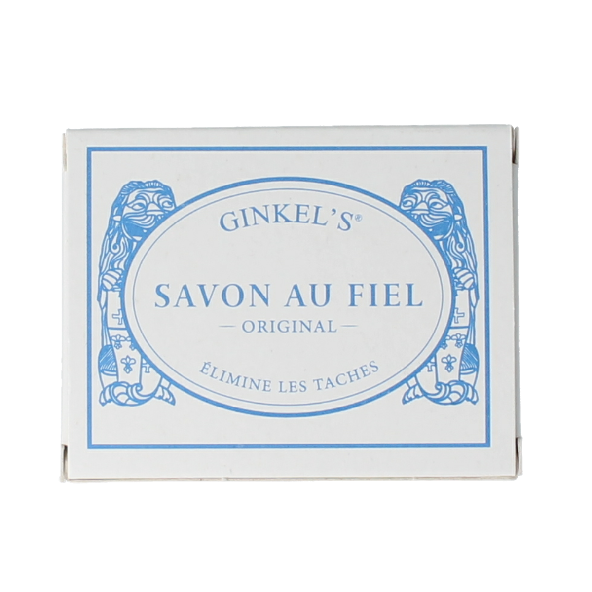 Ginkel's Ossengal zeep 85g bar with natural soap ingredients and classic packaging, designed for gentle skin cleansing.