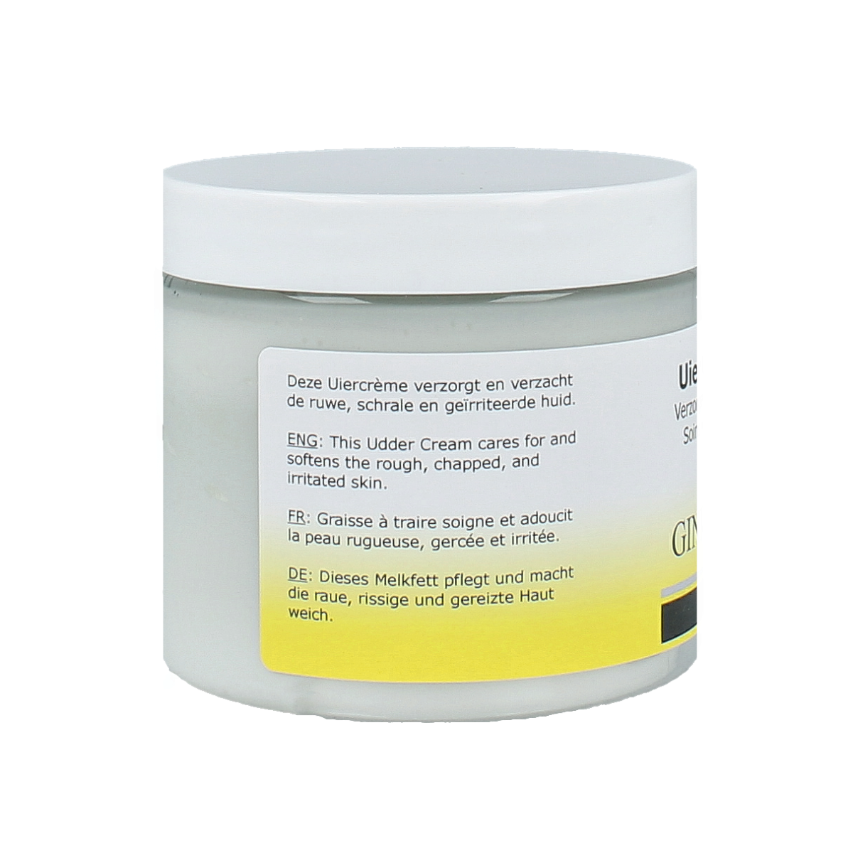 Ginkel's Uiercreme verzorgende lichaamsverzorging in 200ml container, natural skincare for sensitive skin