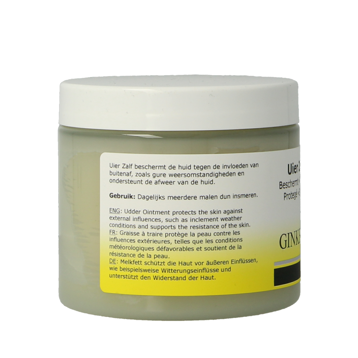 Ginkel's Uierzalf beschermend lichaamsverzorging in 200ml tube, soothing skin protection and care for daily use