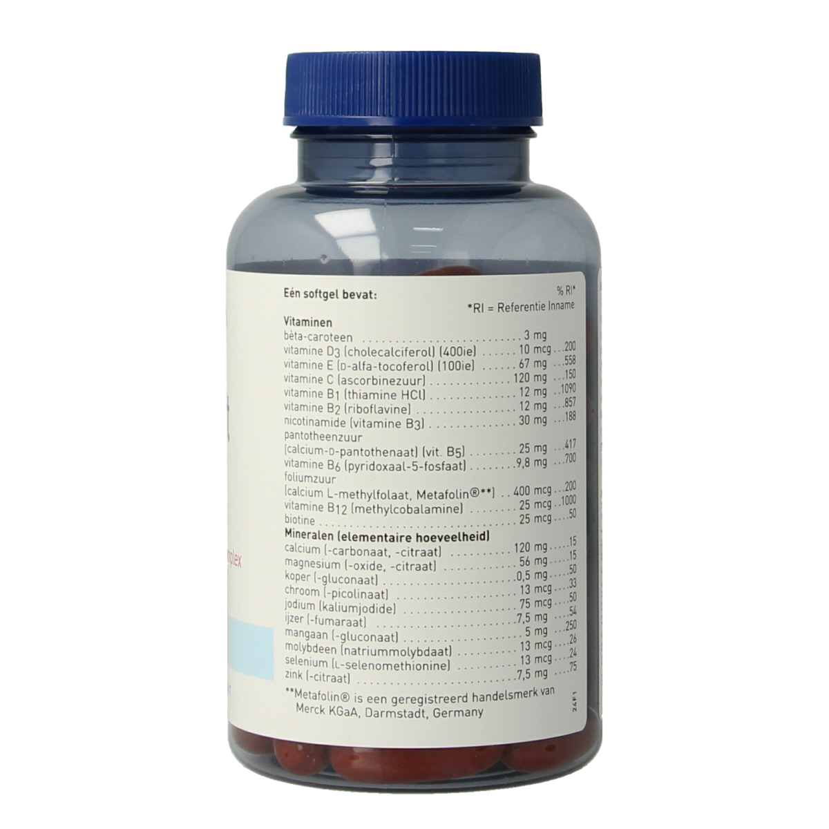 Orthica Multi Soft vitamins, 60 softgels, dietary supplement with multivitamins and minerals in softgel form.