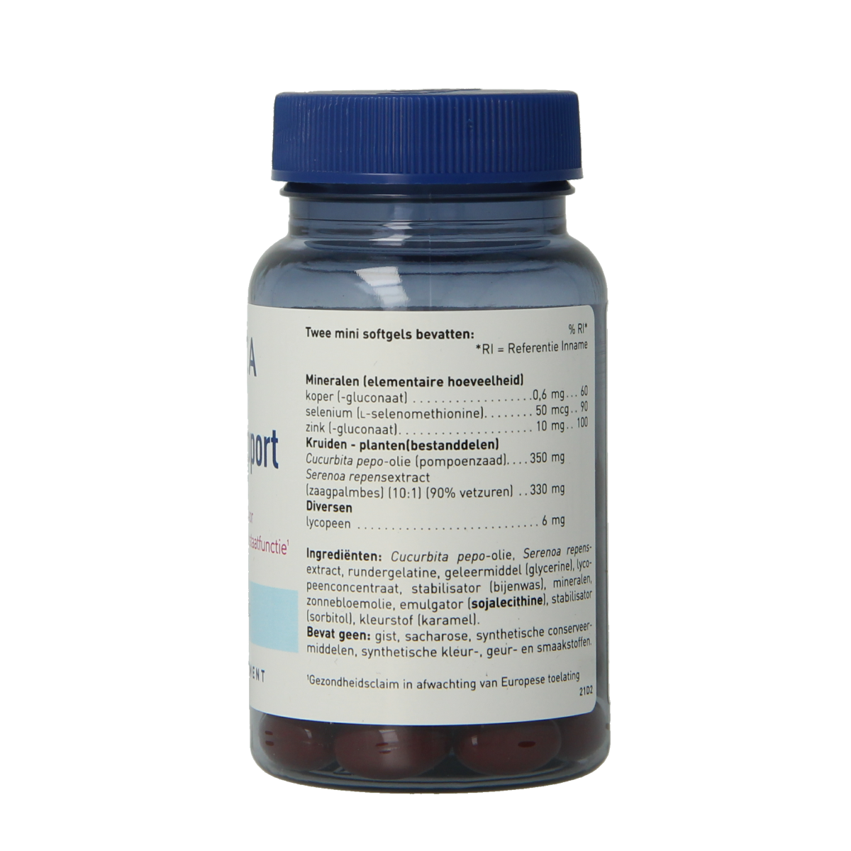 Orthica Prostaat support capsules with herbal formula, 60 capsules, dietary supplement for prostate health