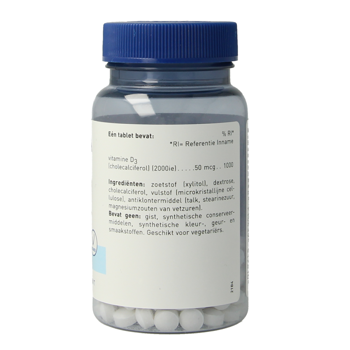 Orthica Vitamine D-50 supplement in a bottle with 120 tablets, designed for vitamin D support.