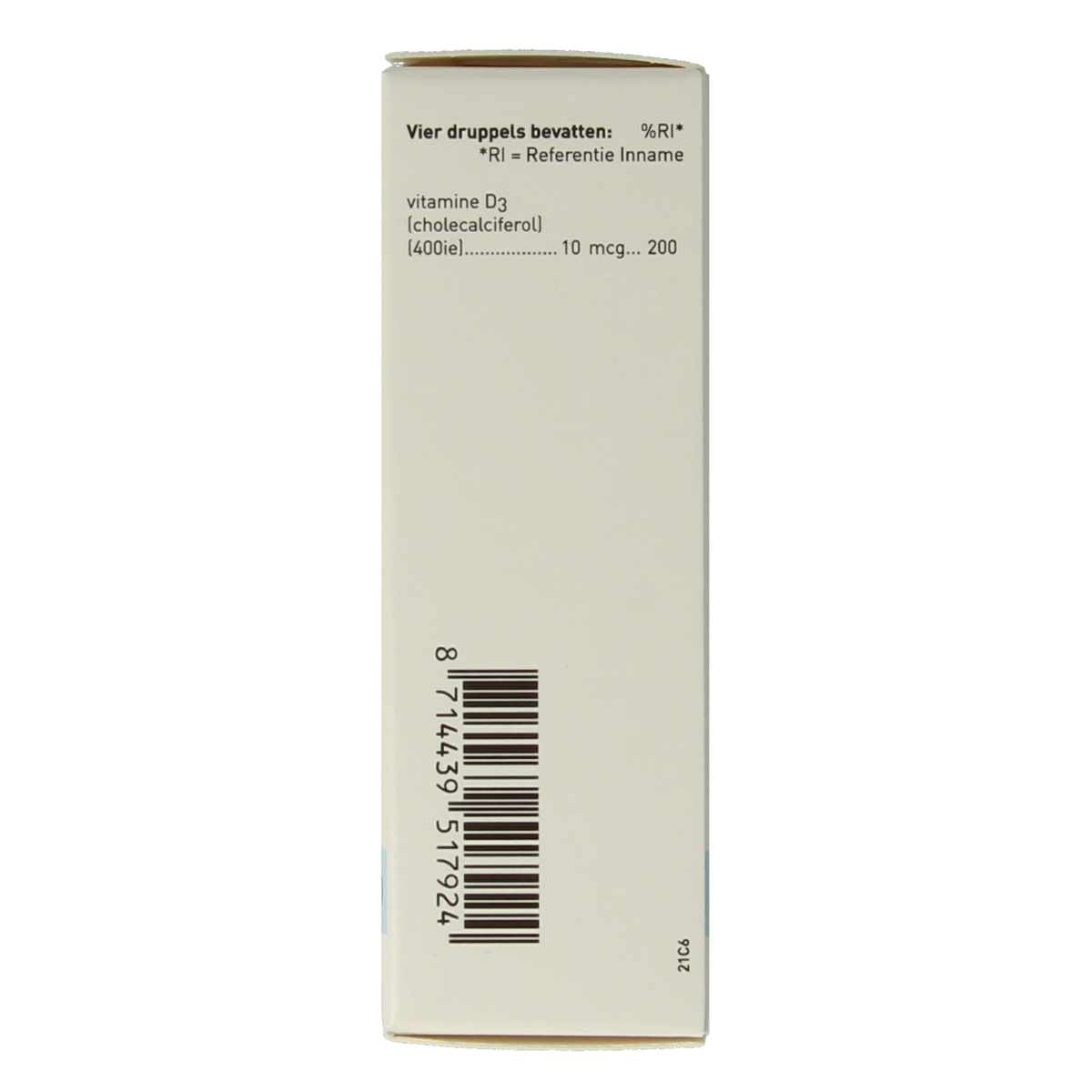 Orthica Dino D vitamin supplement in a 25ml bottle, natural health product with colorful packaging and dropper cap.