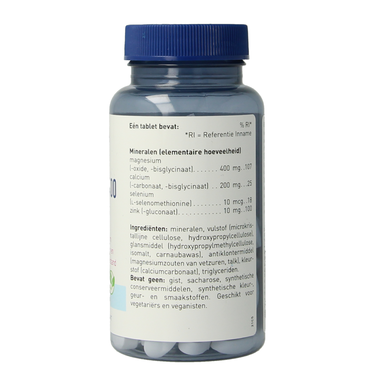 Orthica Magnesium 400 tablets, mineral supplement with 60 tablets, showing the bottle and label in the image.